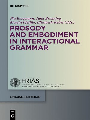 cover image of Prosody and Embodiment in Interactional Grammar